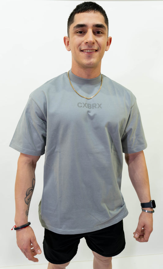 Oversized Tee - Grey Shark