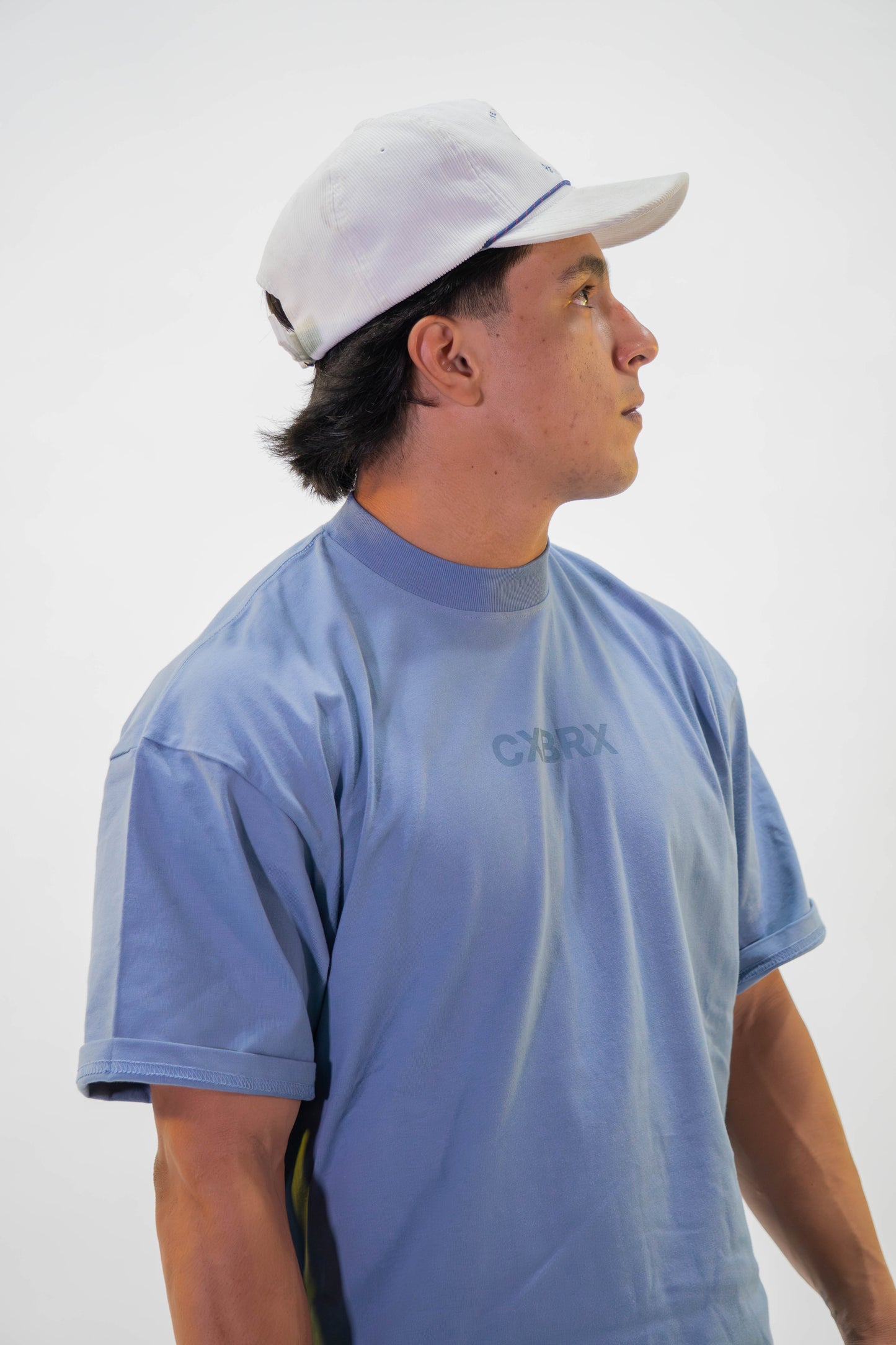 Oversized Tee - Washed Blue